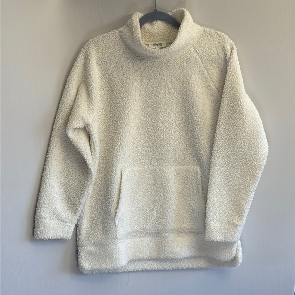 Cozy White Sherpa Pullover
